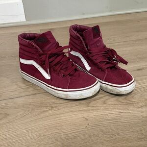 Vans Sk8 Hi Maroon 8.5